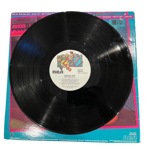 CHIPMUNK ROCK 1982 RCA Victor LP Vinyl Record.  GUC.  1982. - Picture 7 of 7